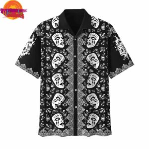 Slipknot Pattern Hawaiian Shirt 3