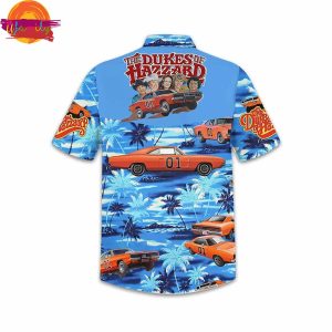 The Dukes Of Hazzard Blue Hawaiian Shirt 3