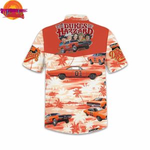The Dukes Of Hazzard Orange Hawaiian Shirt 3