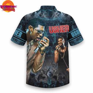 Usher 3D Hawaiian Shirt 3