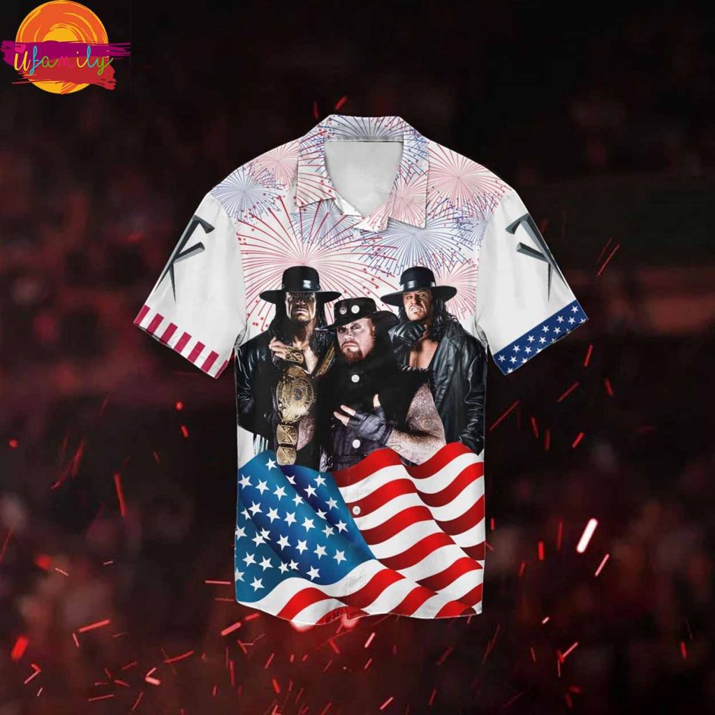 WWE The Undertaker Independence Day Hawaiian Shirt