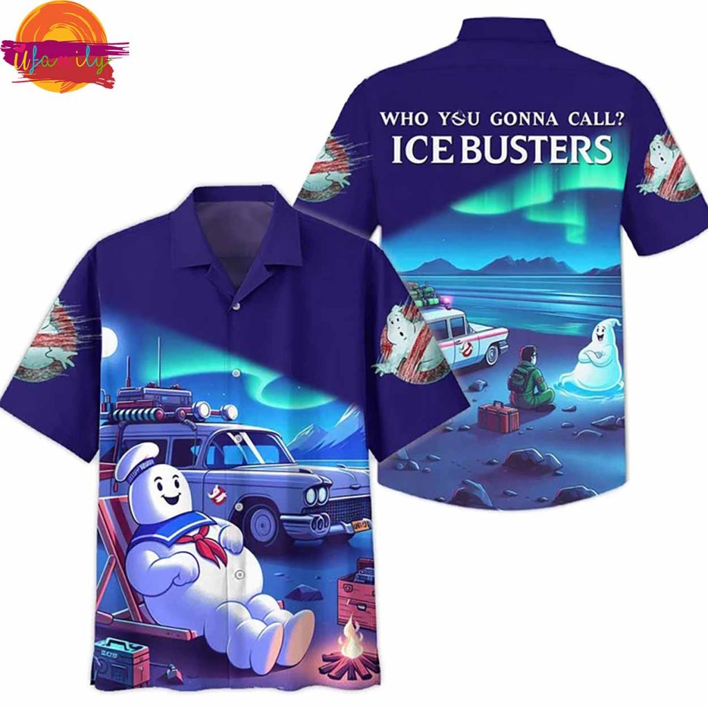 Who You Gonna Call Ice GhostBusters Hawaiian Shirt