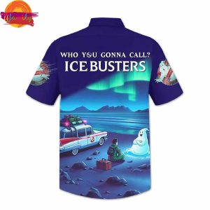 Who You Gonna Call Ice GhostBusters Hawaiian Shirt 3