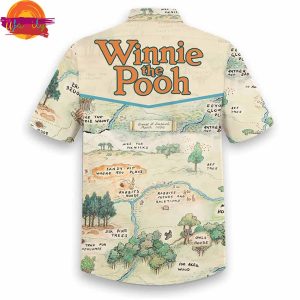 Winnie The Pooh Map Hawaiian Shirt 3