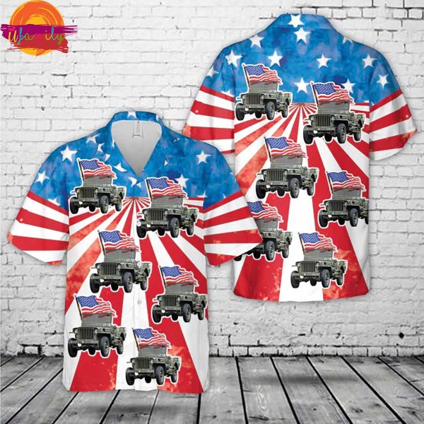 4th Of July Jeep Hawaiian Shirt