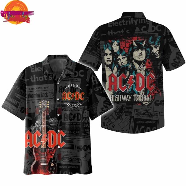 ACDC Highway To Hell Hawaiian Shirt