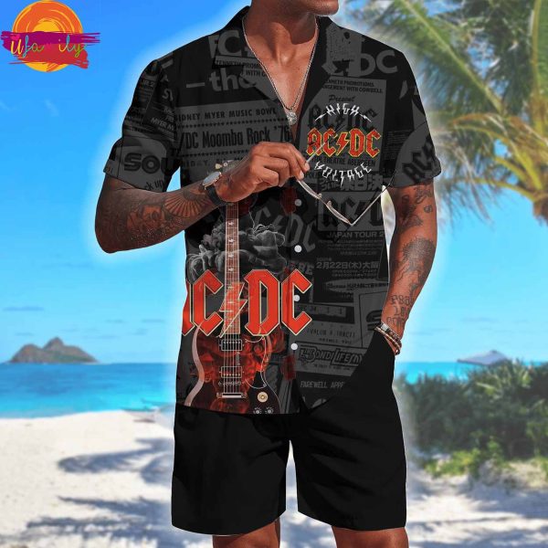 ACDC Highway To Hell Hawaiian Shirt