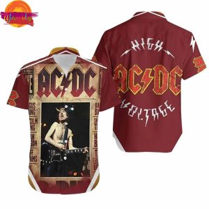 ACDC World Tour Acdc Pwr Up Tour 2024 Hawaiian Shirt