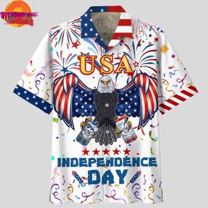 Eagle Usa Independence Day Hawaiian Shirt Style