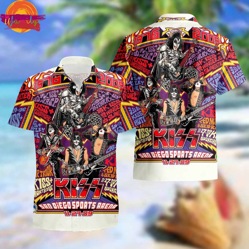 KISS 1990 09 15 Sports Arena Hawaiian Shirt