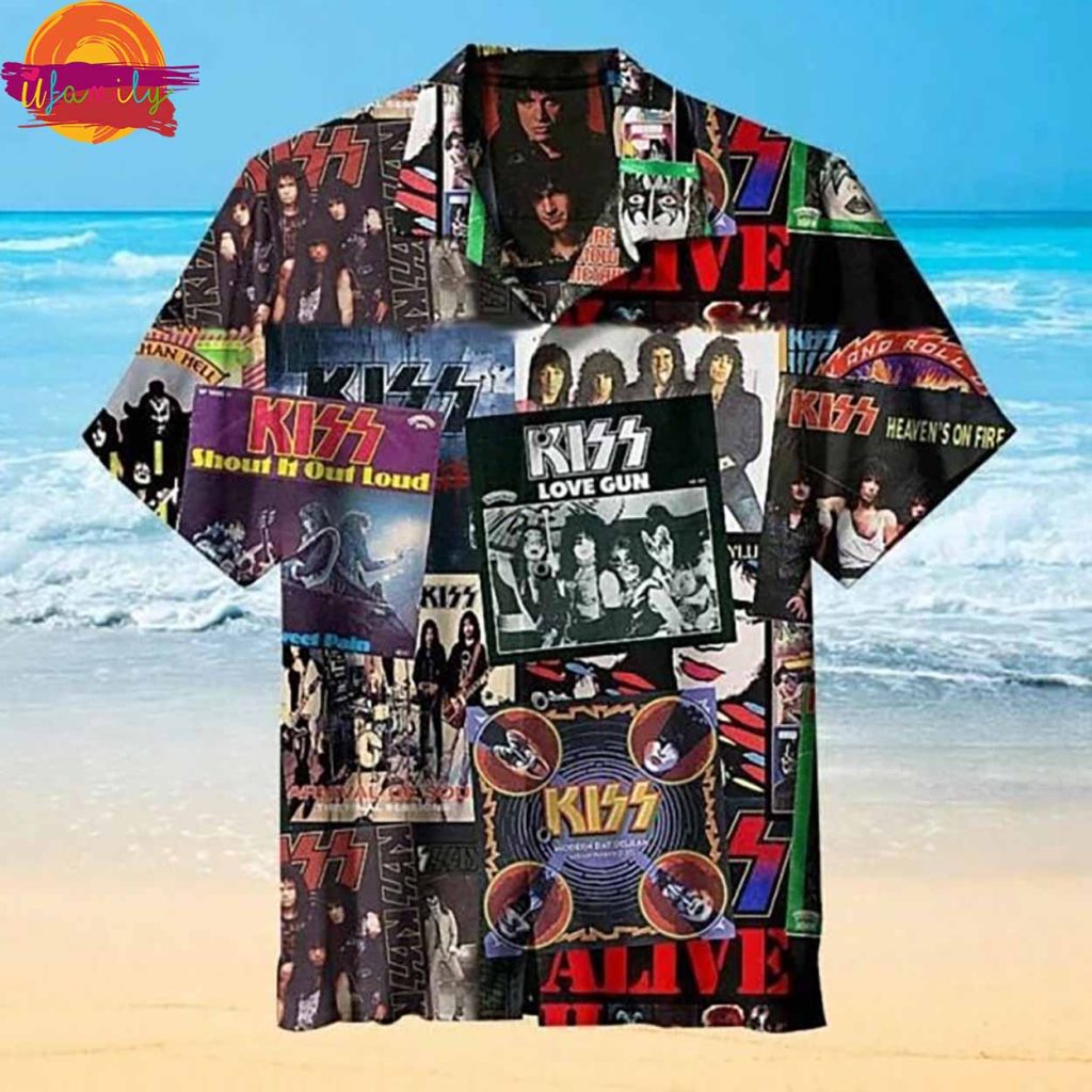 Kiss Love Gun Hawaiian Shirt