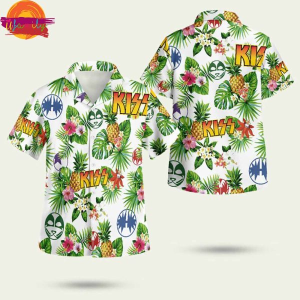 Kiss Pineapple Hawaiian Shirt