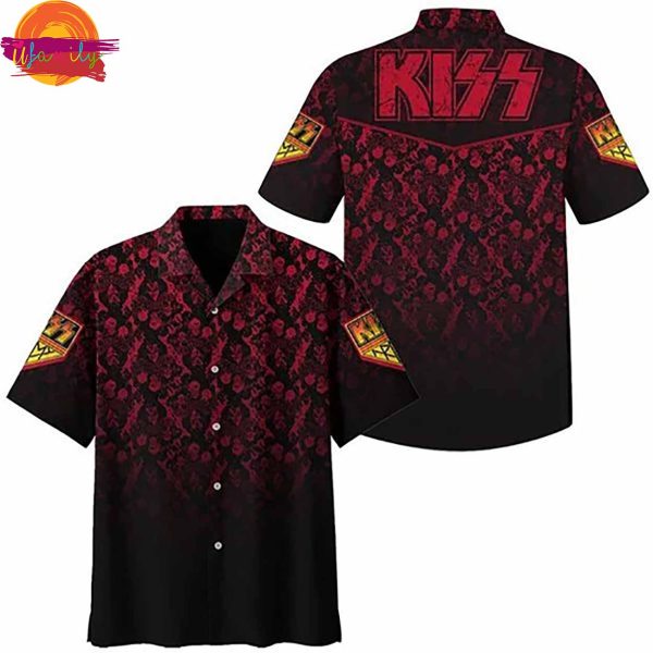 Kiss Rock Band No198 Hawaiian Shirt