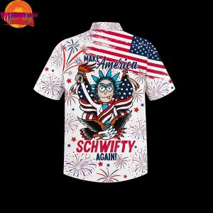 Rick And Morty 4th Of July Hawaiian Shirt 3