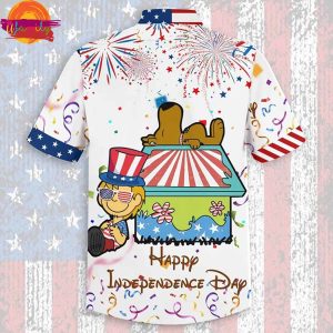 Scooby Doo Happy Independence Day Beach Aloha Hawaiian Shirt