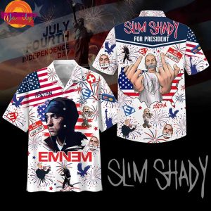 4th Of July Eminem The Real Slim Shady Hawaiian Shirt