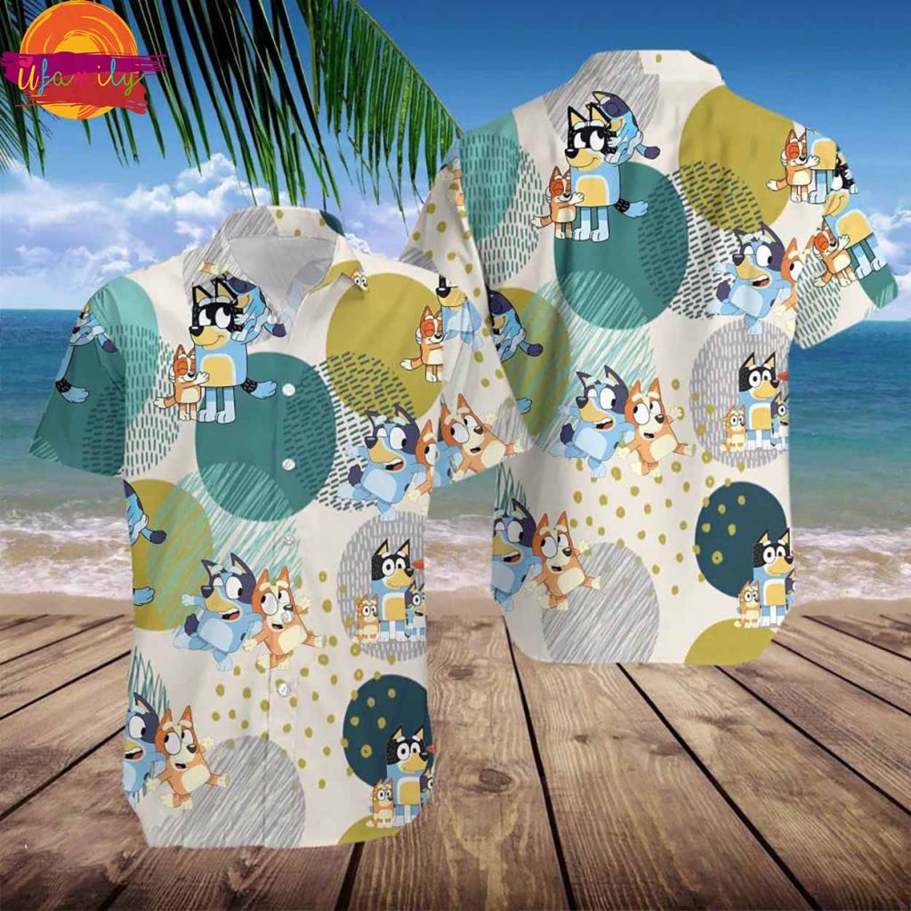 Bluey Family Hawaiian Shirt Gifts For Family