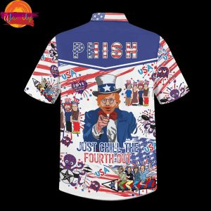 Custom 4th Of July Phish USA Hawaiian Shirt