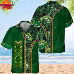 Dixie Beer Palm Leaves Majesty Hawaiian Shirt Style