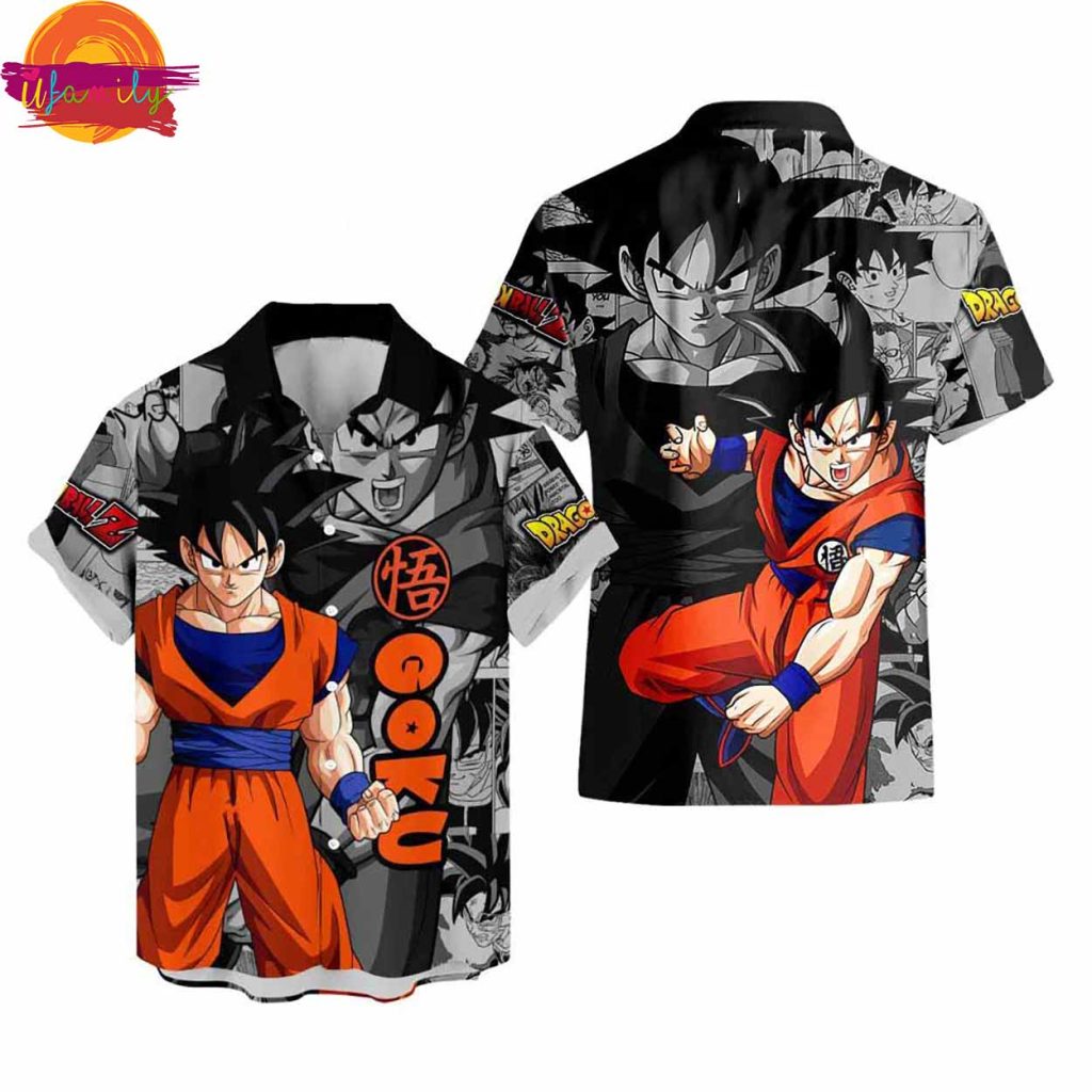 Dragon Ball Son Goku Manga Anime Hawaiian Shirt