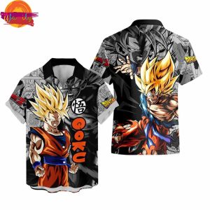 Dragon Ball Son Goku SSJ Anime Hawaiian Shirt