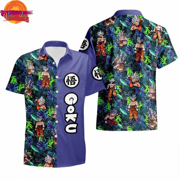 Dragon Ball Z Son Goku Ultra Instinct Pattern Hawaiian Shirt