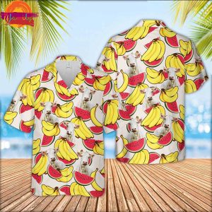 Fruit Cow, Banana, Watermelon Hawaiian Shirt