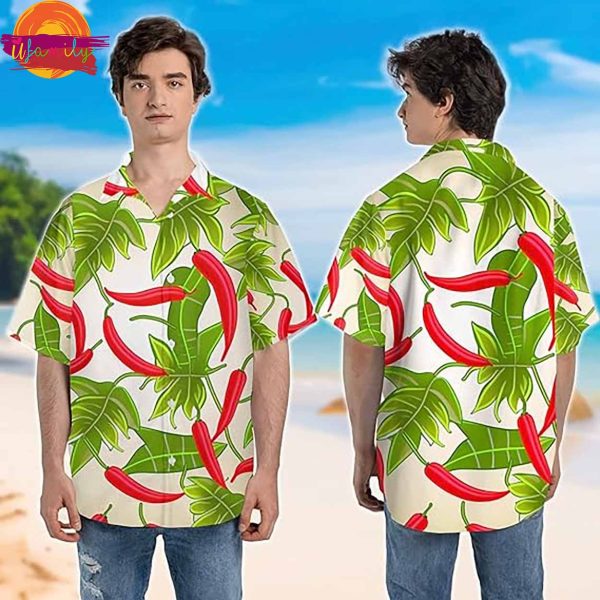 Fruit Red Chili Hawaiian Shirt