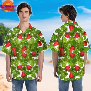 Fruit Strawberry Pattern Hawaiian Shirt