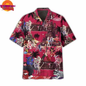 Hazbin Hotel TV Series Characters Hawaiian Shirt Style 2