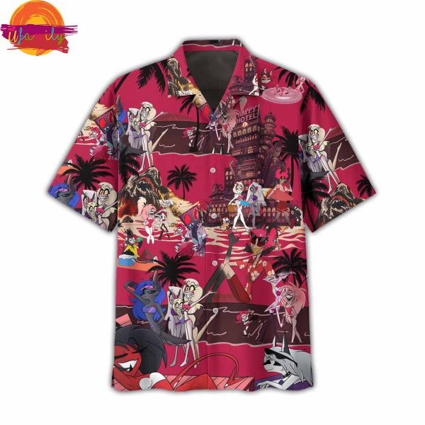 Hazbin Hotel TV Series Characters Hawaiian Shirt Style