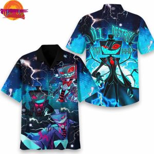 Hazbin Hotel Vox Hawaiian Shirt 1