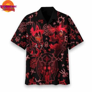 Hazbin Hotel Youre Never Fully Dressed Without A Smile Hawaiian Shirt Style 3