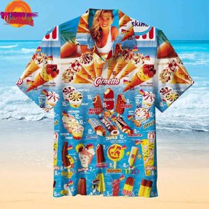 Ice Cream Hawaiian Shirt For Men 3d Printed