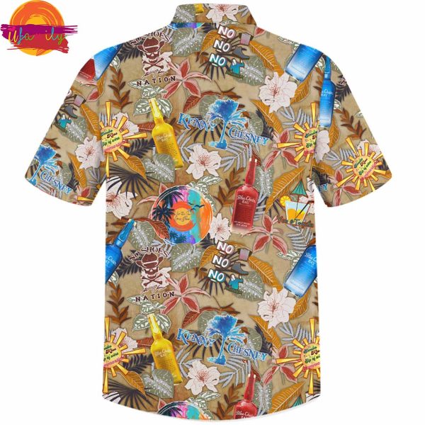 Kenny Chesney Whisky Pattern Hawaiian Shirt