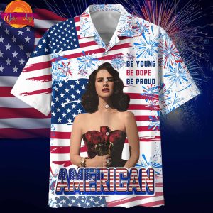 Lana Del Rey American 4th Of July Hawaiian Shirt