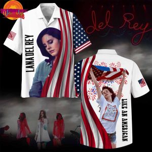 Lana Del Rey Like An American Hawaiian Shirt