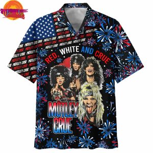 Motley Crue 4th of July Hawaiian Shirt 2