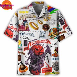 Music Master of The Rings Helloween Hawaiian Shirt 1