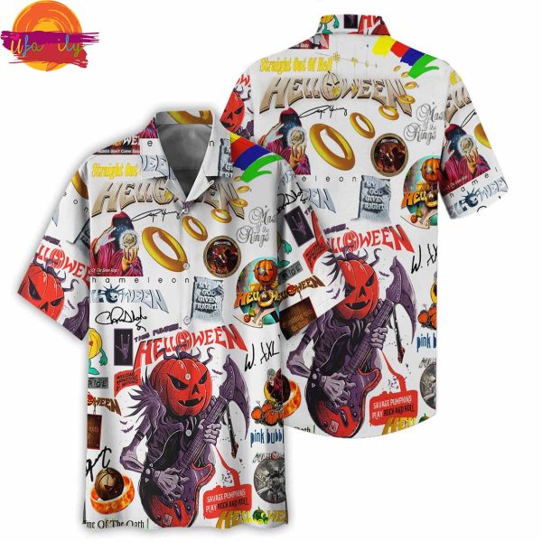 Music Master of The Rings Helloween Hawaiian Shirt