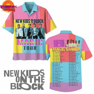 New Kids On The Block Magic Summer 2024 Hawaiian Shirt