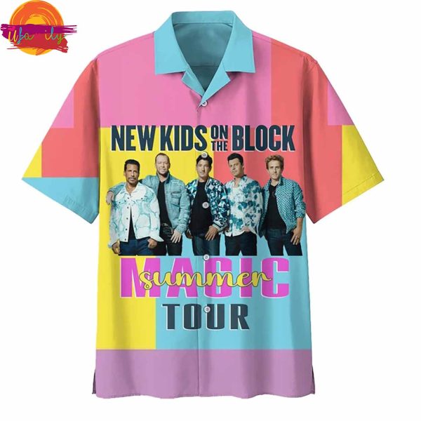 New Kids On The Block Magic Summer 2024 Hawaiian Shirt