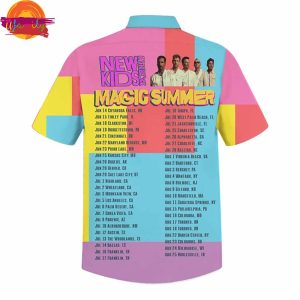 New Kids On The Block Magic Summer 2024 Hawaiian Shirt 3