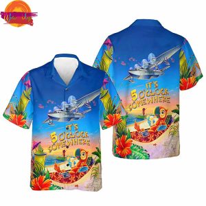 Parrot It’s 5 O’Clock Somewhere Hawaiian Shirt Style