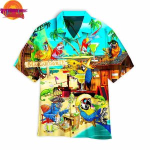 Parrot Summer Beach Hawaiian Shirt For Women