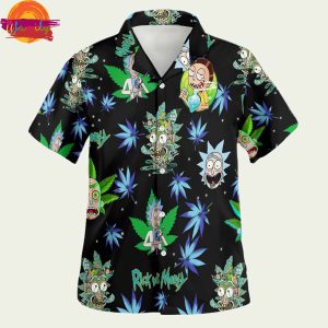 Rick And Morty Weed Hawaiian Shirt Style 2