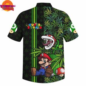 Super Mario Weed Hawaiian Shirt Style 3