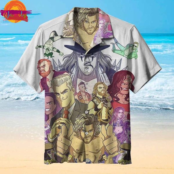 All Elite Wrestling AEW Universal Hawaiian Shirt Style