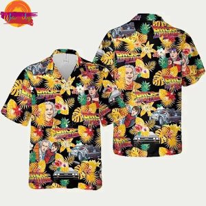 Back To The Future Pattern Hawaiian Shirt Style