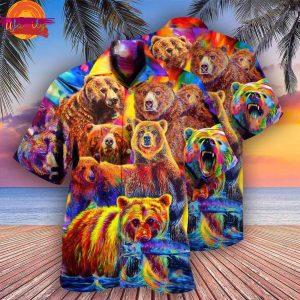 Bear Color Life Hawaiian Shirt style
